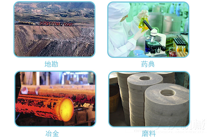 適用行業(yè):地堪，冶金，藥典,磨料