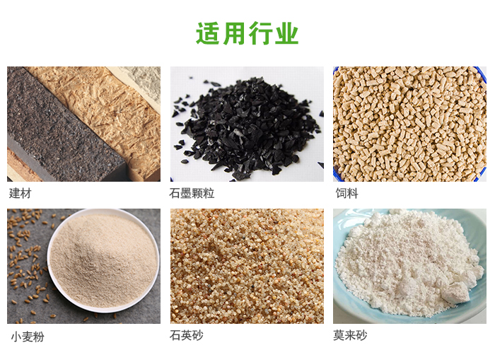 高頻振動篩主要用于化工，建材，石墨顆粒，飼料，小麥粉，石英砂，豆?jié){，果汁等各種物料的干法、濕法篩分、分級、脫水，過濾。